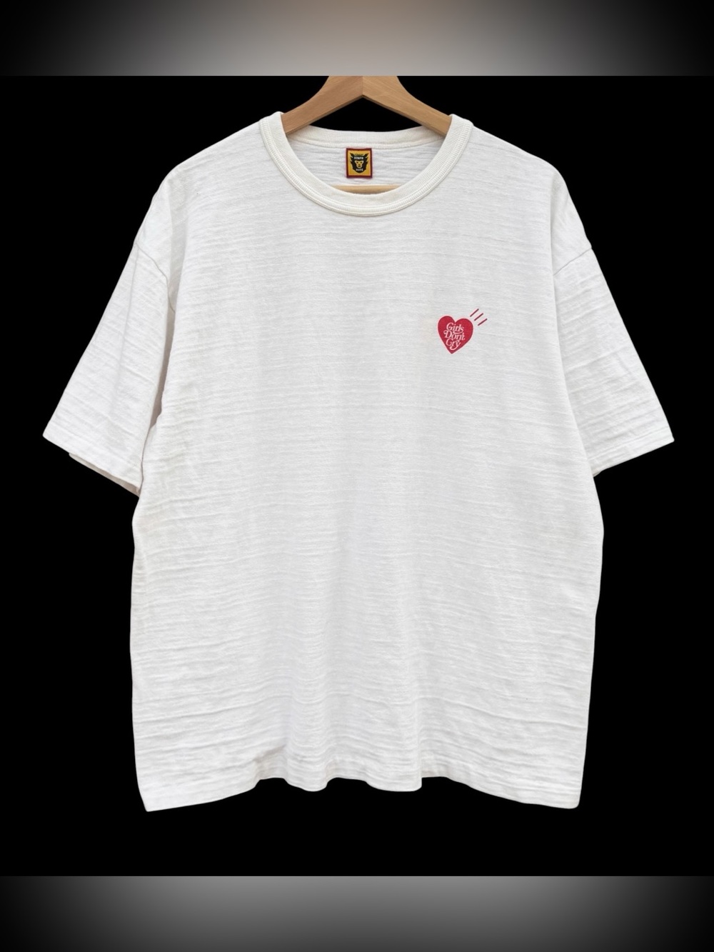 HUMAN MADE x Girls Don’t Cry Heart T-Shirt White Size 2XL (runs small)